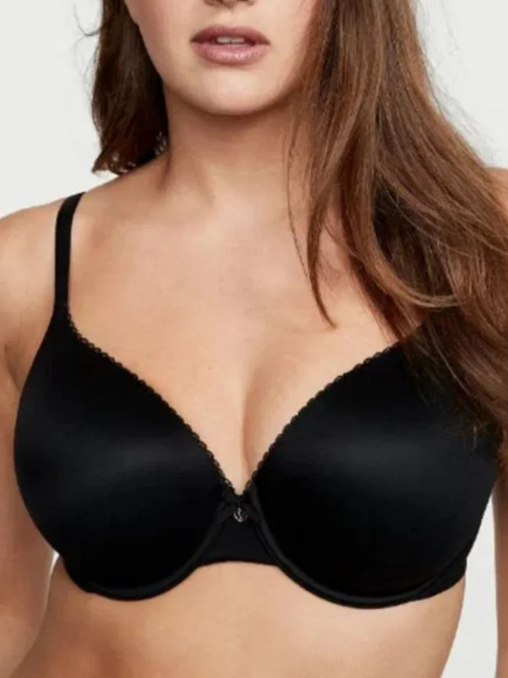 VICTORIA'S SECRET "Body By Victoria" 34DD Black Lined Perfect Coverage Bra - Picture 1 of 9